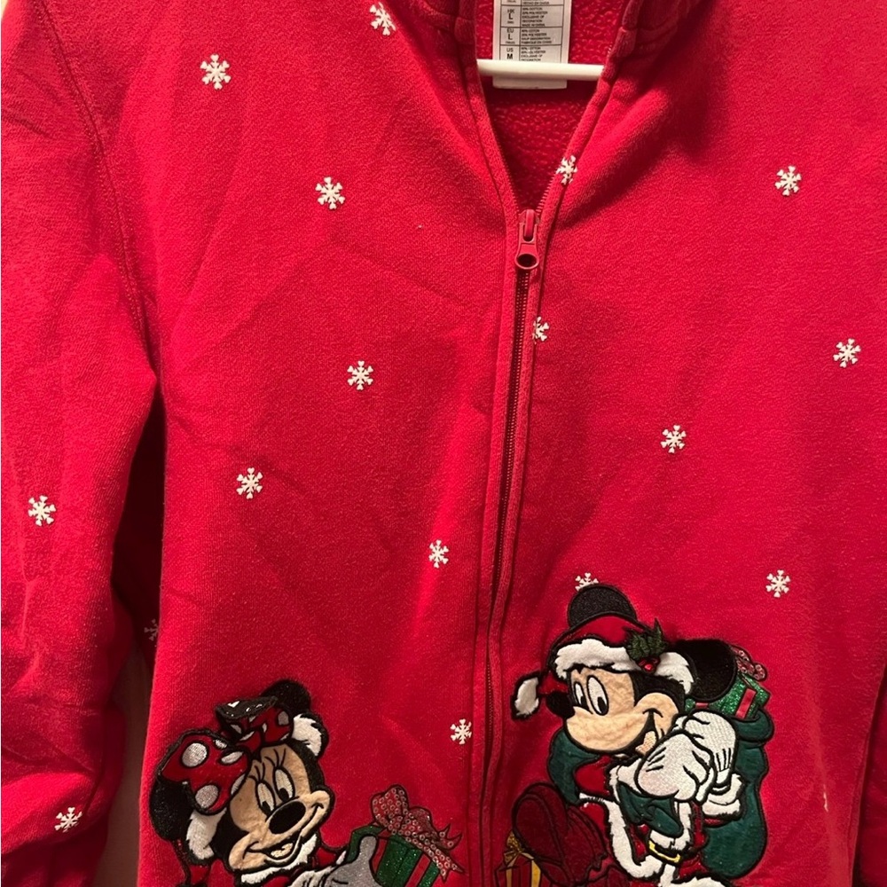 Disney parks Christmas zip up